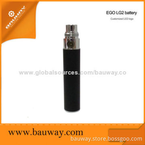Ecigs OEM eGo Battery with LED Logo, 3.3-4.2V Voltage